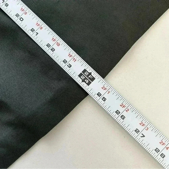 Vintage Wool Pencil Skirt Side Pockets Lined Green Size 10 - Picture 14 of 16